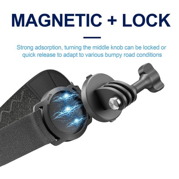 STARTRC Action Camera Magnetic POV View Bracket Quick Release Headband - Image 9