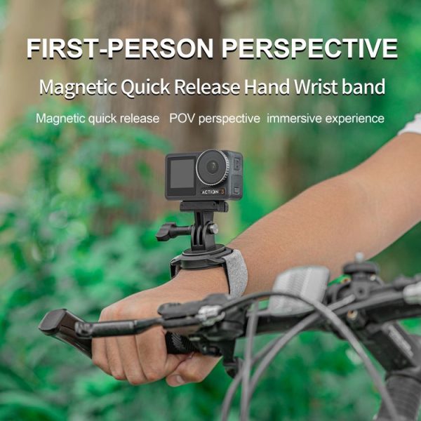 STARTRC Action Camera Magnetic POV View Bracket Quick Release Wristband - Image 5