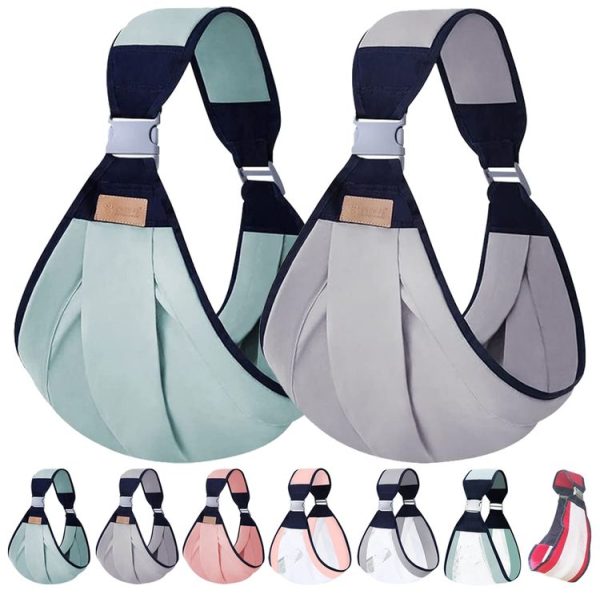 Baby Carrier Front Sling Carrier Portable Baby Carrier (Grey) - Image 7