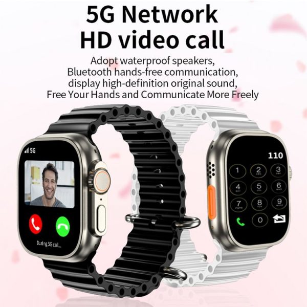 GS29 2.08 inch IP67 Waterproof 4G Android 9.0 Smart Watch Support AI Video Call / GPS, Specification: 1G+16G (Black) - Image 9