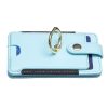 BFK03 Metal Ring Card Bag Mobile Phone Back Sticker (Blue) - Image 4