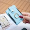 BFK03 Metal Ring Card Bag Mobile Phone Back Sticker (Blue) - Image 6