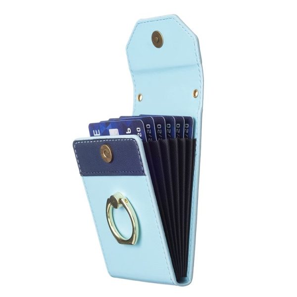 BFK04 Organ Card Bag Mobile Phone Back Sticker (Blue) - Image 3