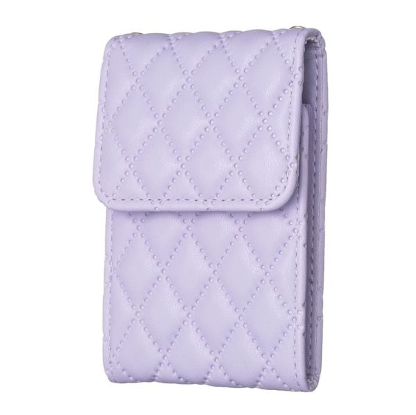 BFK08 Vertical Card Bag Mobile Phone Back Sticker (Purple)