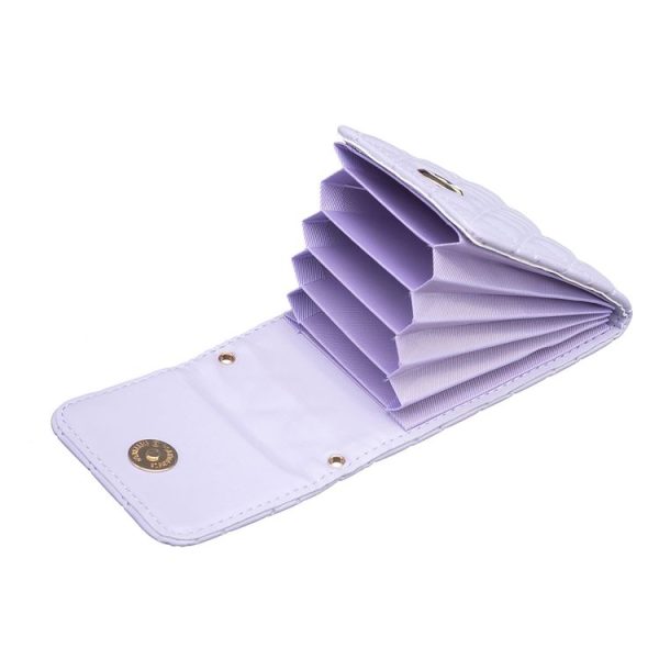 BFK08 Vertical Card Bag Mobile Phone Back Sticker (Purple) - Image 4