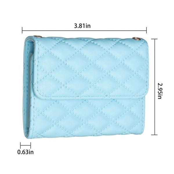 BFK10 Horizontal Card Bag Mobile Phone Back Sticker (Blue) - Image 2