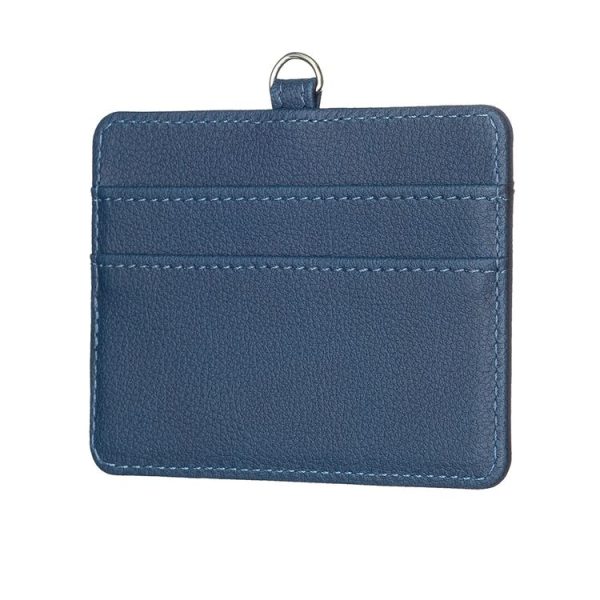 BFK14 Horizontal ID Card Bag with Lanyard (Blue) - Image 3