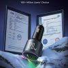 JOYROOM JR-CCN07 120W Dual PD+QC3.0 3-Port Car Charger (Dark Gray) - Image 6