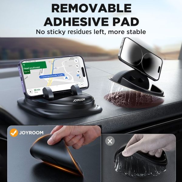 JOYROOM JR-ZS354 360 Degrees Rotatable Dashboard Car Phone Holder (Black) - Image 3