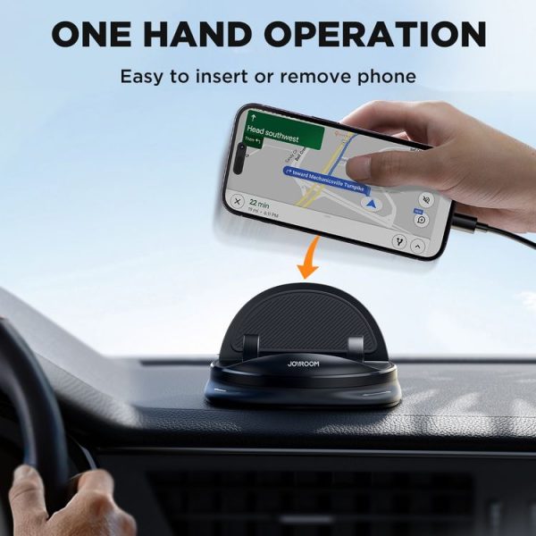 JOYROOM JR-ZS354 360 Degrees Rotatable Dashboard Car Phone Holder (Black) - Image 5