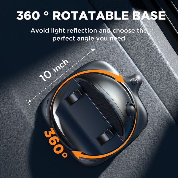JOYROOM JR-ZS354 360 Degrees Rotatable Dashboard Car Phone Holder (Black) - Image 6