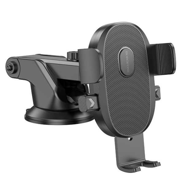 Borofone BH93 Grand One-button Center Console Car Holder (Black) - Image 3
