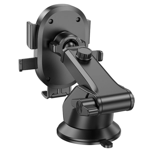 Borofone BH93 Grand One-button Center Console Car Holder (Black) - Image 4