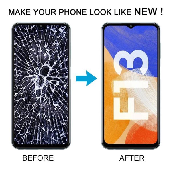 Samsung Galaxy F13 SM-E135F Original LCD Screen Digitizer Full Assembly with Frame - Image 7