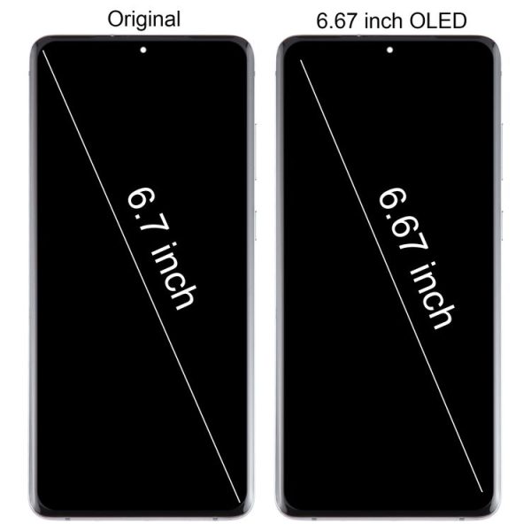Samsung Galaxy S20+ 4G / 5G SM-G985 / 986 6.67 inch OLED LCD Screen Digitizer Full Assembly with Frame (Blue) - Image 2