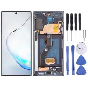 Samsung Galaxy Note10+ SM-N975 6.67 inch OLED LCD Screen Digitizer Full Assembly with Frame (Black)