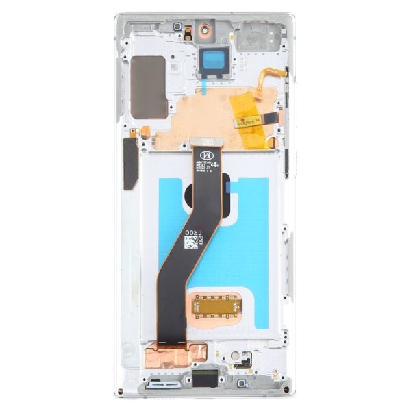 Samsung Galaxy Note10+ SM-N975 6.67 inch OLED LCD Screen Digitizer Full Assembly with Frame (Silver) - Image 4