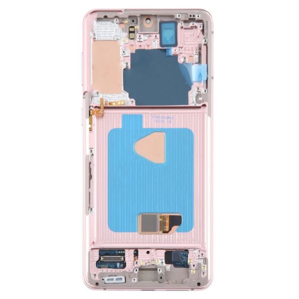Samsung Galaxy S21+ 5G SM-G996B 6.67 inch 6.67 inch OLED LCD Screen Digitizer Full Assembly with Frame (Pink) - Image 4