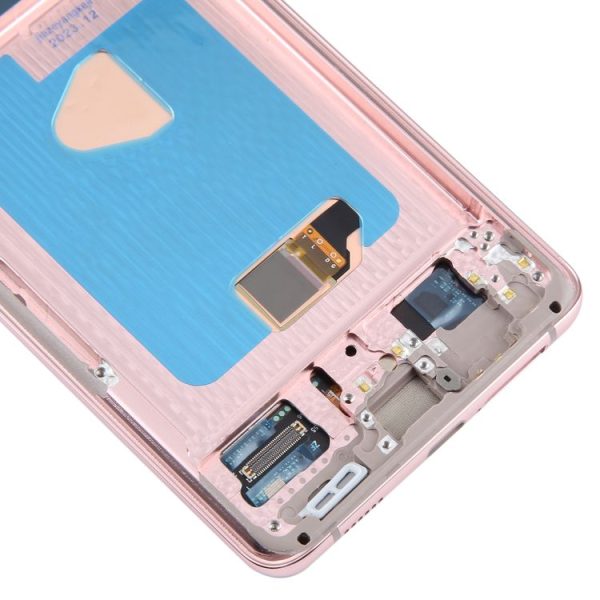 Samsung Galaxy S21+ 5G SM-G996B 6.67 inch 6.67 inch OLED LCD Screen Digitizer Full Assembly with Frame (Pink) - Image 5
