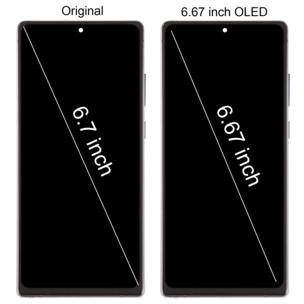 Samsung Galaxy Note20 SM-N980 6.67 inch OLED LCD Screen Digitizer Full Assembly with Frame (Pink) - Image 2