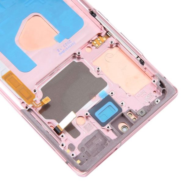 Samsung Galaxy Note20 SM-N980 6.67 inch OLED LCD Screen Digitizer Full Assembly with Frame (Pink) - Image 6