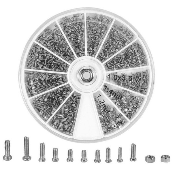 600pcs Micro Glasses Sunglasses Watch Glasses Case Crack Repair Kit Tool Kit with Screwdriver - Image 4