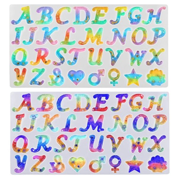 DIY Crystal Resin Epoxy Keychain Silicone Mirror Mold - Image 3