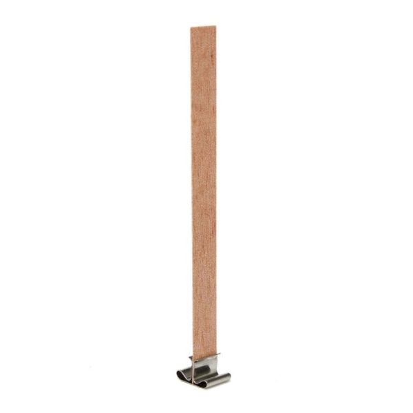 DIY Aromatherapy Wood Wax Wick Log Wick with Base - Image 2