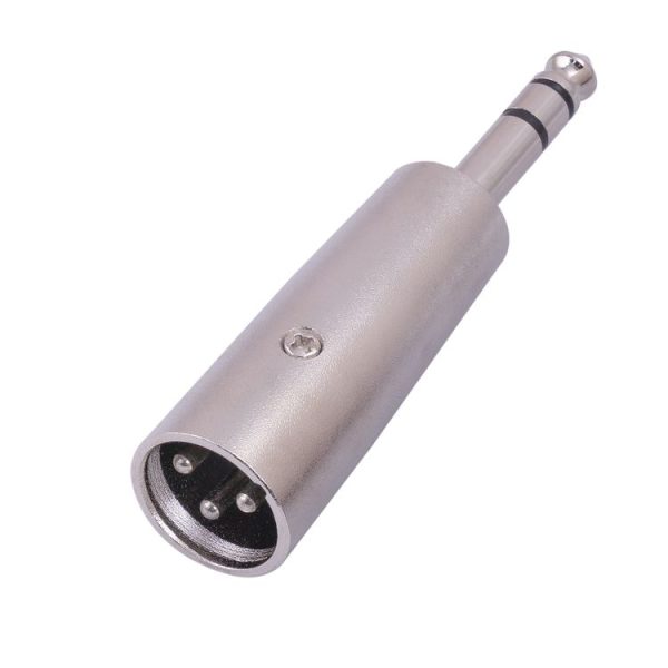 2206-1 6.35mm 1 / 4 TRS Male to XLR 3pin Male Adapter