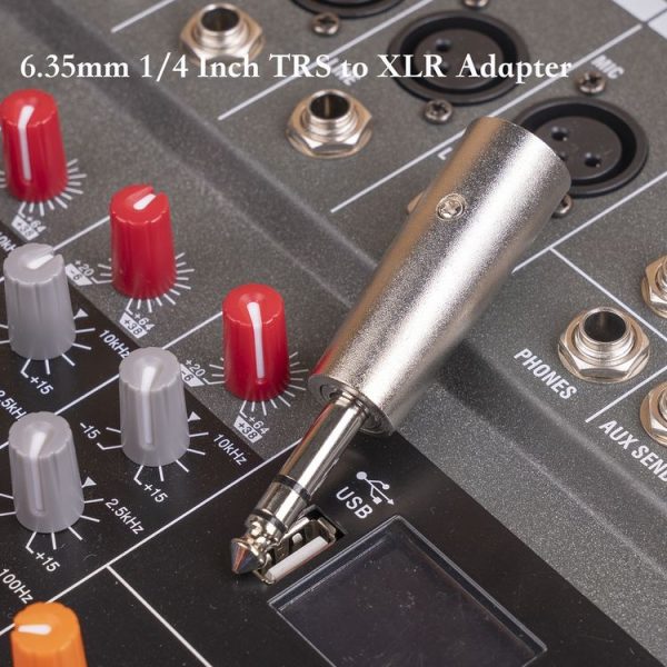 2206-1 6.35mm 1 / 4 TRS Male to XLR 3pin Male Adapter - Image 5