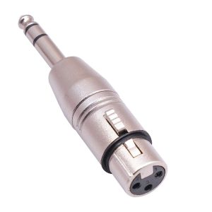 LZ1179 6.35mm 1 / 4 TRS Male to XLR 3pin Female Adapter