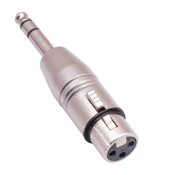 LZ1179 6.35mm 1 / 4 TRS Male to XLR 3pin Female Adapter