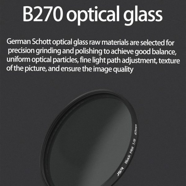 JSR Black Mist Filter Camera Lens Filter, Size: 43mm (1 / 8 Filter) - Image 4