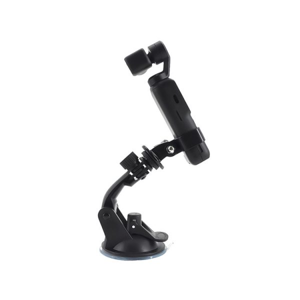 DJI OSMO Feiyu Pocket STARTRC Pocket Camera Body Expansion Accessories Glass Car Suction Cup Holder (Black) - Image 3