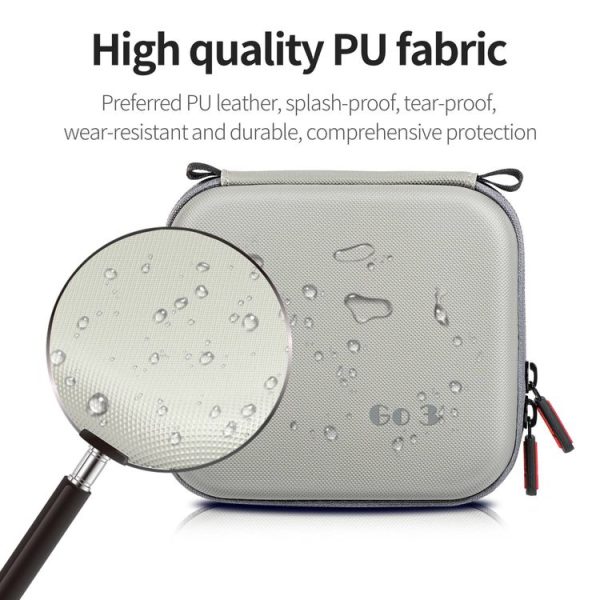 Insta360 GO 3 / GO 3S STARTRC Portable PU Storage Box Case (Grey) - Image 4