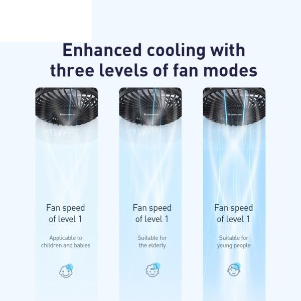 Baseus Departure Portable Car Air Outlet Electric Cooling Fan - Image 5