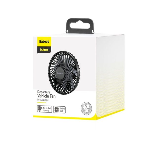 Baseus Departure Portable Car Air Outlet Electric Cooling Fan - Image 8