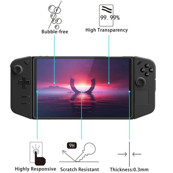 Lenovo Legion Go 8.8 2pcs 9H 0.3mm Explosion-proof Tempered Glass Film - Image 3