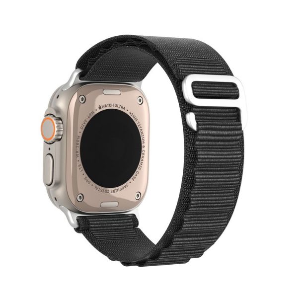 Apple Watch Ultra 49mm DUX DUCIS GS Series Nylon Loop Watch Band (Black) - Image 3