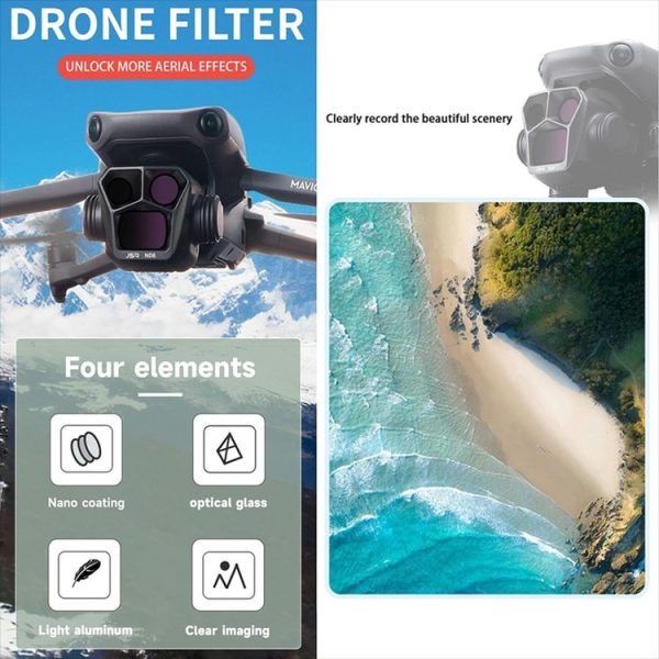DJI Mavic 3 Pro JSR KH Series Drone Lens Filter, Filter: MCUV - Image 5