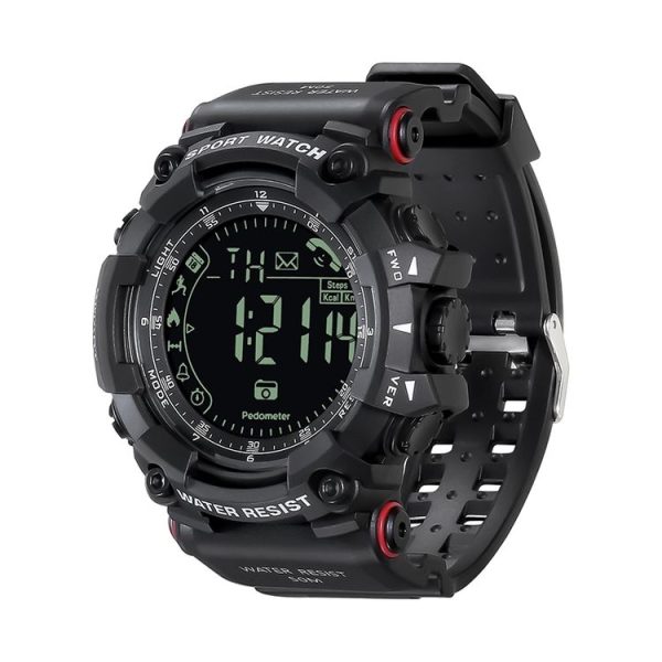SPOVAN PR2 Men Multifunctional Waterproof Bluetooth Smart Electronic Watch (Black)
