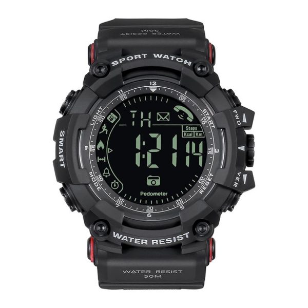 SPOVAN PR2 Men Multifunctional Waterproof Bluetooth Smart Electronic Watch (Black) - Image 2