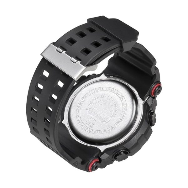 SPOVAN PR2 Men Multifunctional Waterproof Bluetooth Smart Electronic Watch (Black) - Image 3
