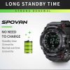 SPOVAN PR2 Men Multifunctional Waterproof Bluetooth Smart Electronic Watch (Black) - Image 4