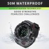 SPOVAN PR2 Men Multifunctional Waterproof Bluetooth Smart Electronic Watch (Black) - Image 6
