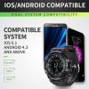 SPOVAN PR2 Men Multifunctional Waterproof Bluetooth Smart Electronic Watch (Black) - Image 7