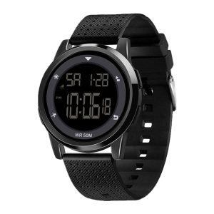 SPOVAN S100 Men Outdoor Multifunctional Waterproof Electronic Watch (Black)