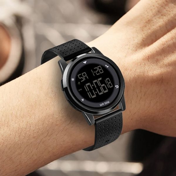 SPOVAN S100 Men Outdoor Multifunctional Waterproof Electronic Watch (Black) - Image 7