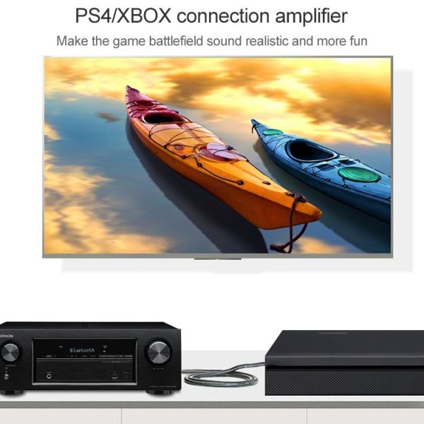 1.5m EMK OD4.0mm Square Port to Square Port Digital Audio Speaker Optical Fiber Connecting Cable (Black) - Image 10