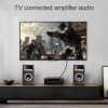 2m EMK OD4.0mm Square Port to Square Port Digital Audio Speaker Optical Fiber Connecting Cable (Black) - Image 11